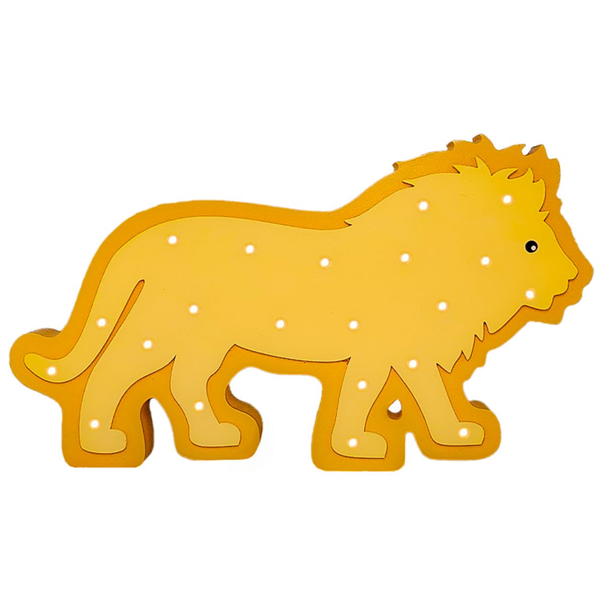 LEDZONE - Espantacuco Leon Blanco 2.8x30 cm