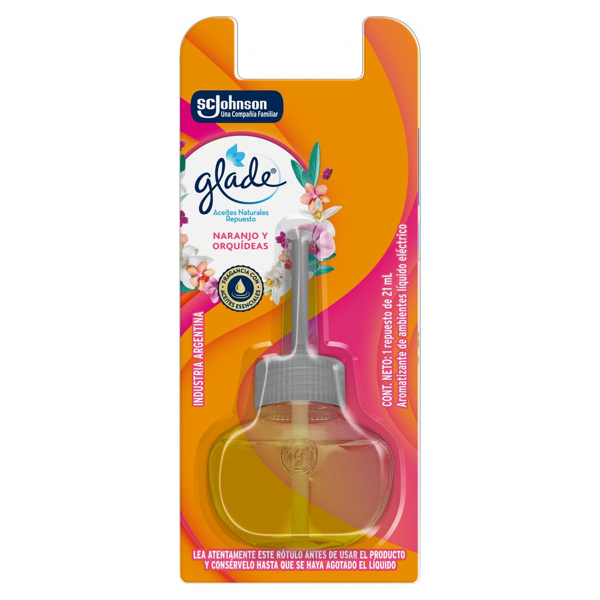 GLADE - Glade Repuesto Naranjo y Orquídeas 21 cc