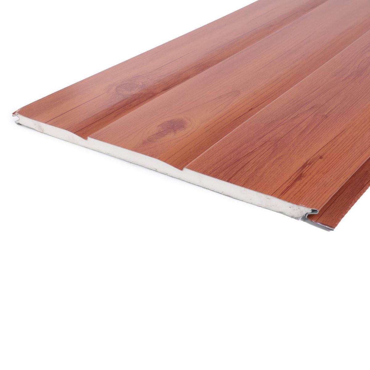 GRUPO CUBICO - Revestimiento de pared Métalico Color Madera Modelo REM102