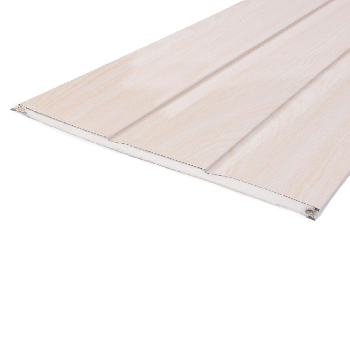 GRUPO CUBICO - Revestimiento de pared Métalico Color Crema Modelo REM102