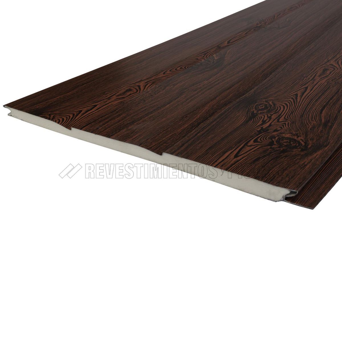 GRUPO CUBICO - Revestimiento de pared Métalico Color Cedro Modelo REM102