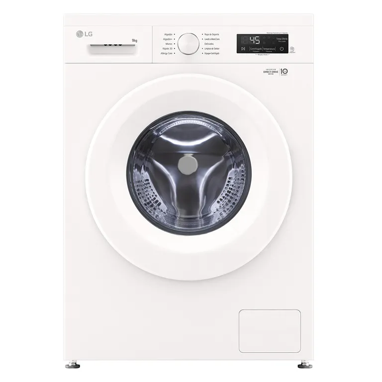 LG Lavadora Carga Frontal 9 kg Blanco WM9GWVFS6