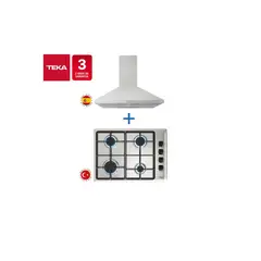 TEKA - Combo Empotrado Cocina Gas Hlx 540 + Campana Dbb 60 Inox