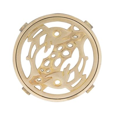 Rejilla Pileta Bronce Redonda 4