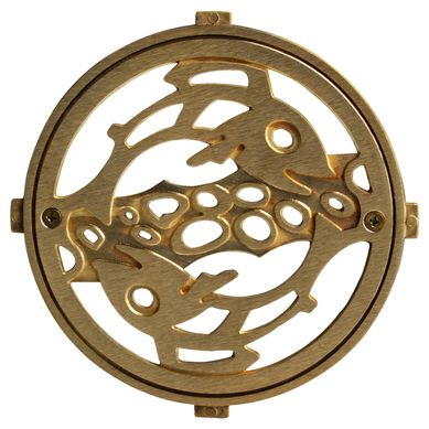 Rejilla Pileta Bronce Redonda 6