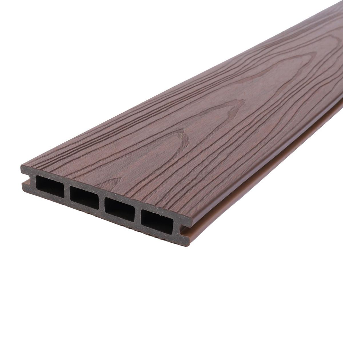 Deck Premiun 22 mm 14.2x220 cm PEW101 Chocolate/Madera , marca GRUPO CUBICO - Foto Principal