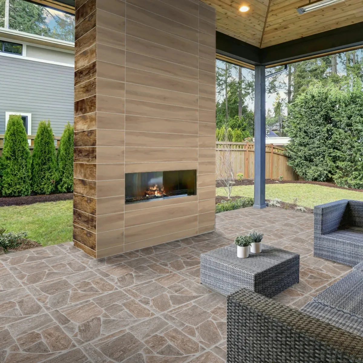 PISOFORTE - Cerámica 50x50 cm Doreto Marron Oscuro 2.33 m2