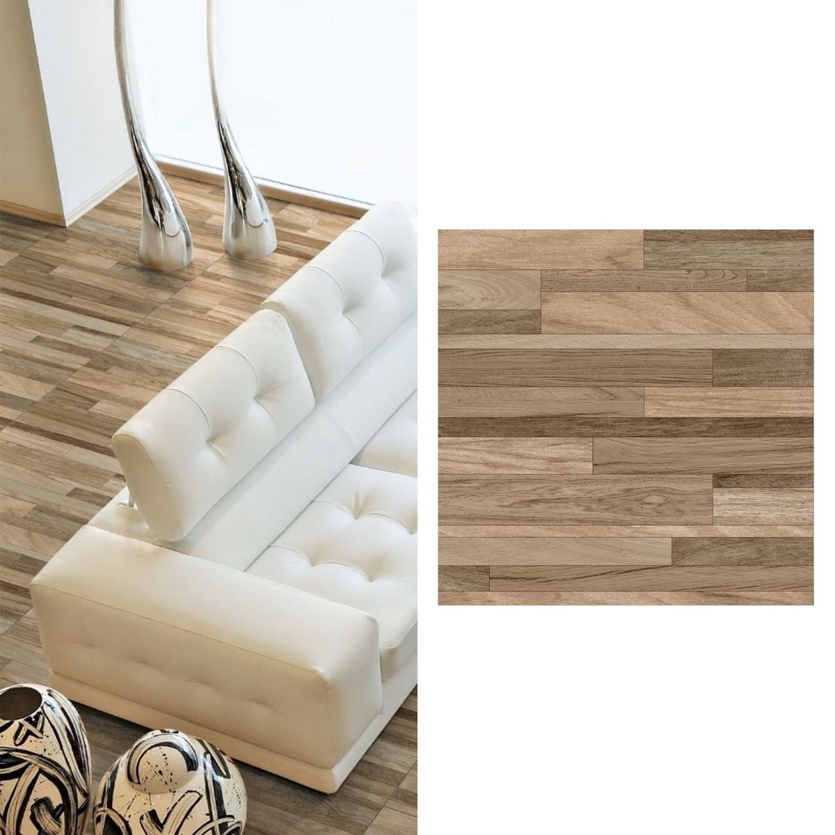 ANGELGRES - Cerámica 60x60 cm Malta Marron 2.52 m2