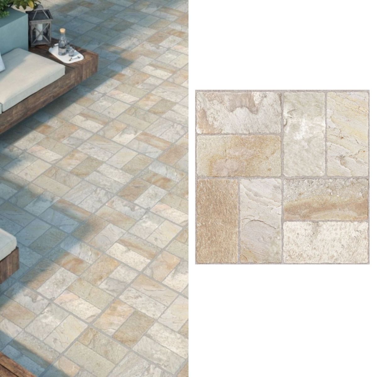 PISOFORTE - Cerámica 50x50 cm Ibiraquera Marron Variado 2.33 m2