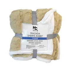 JUST HOME COLLECTION - Frazada Sherpa Rabbit 2 plazas Mix