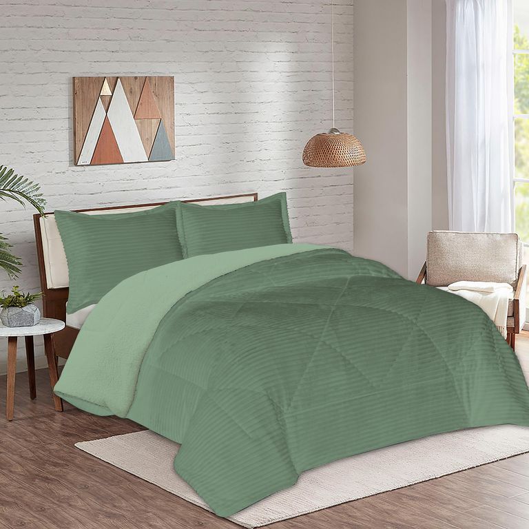 Cubrecama 1.5 plazas Cotelon Verde