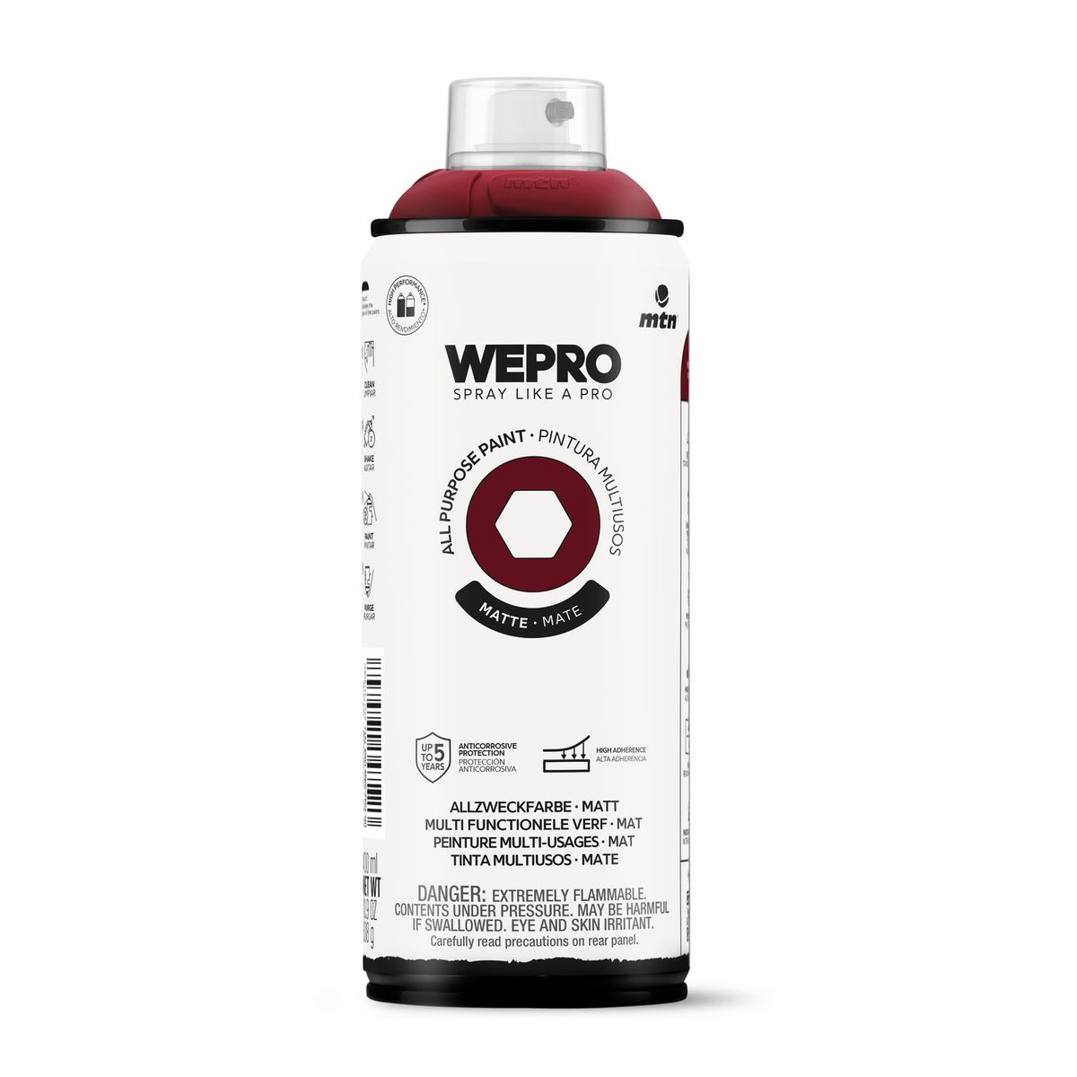 MTN - Pintura en Spray 0.4 l Mate Burdeos