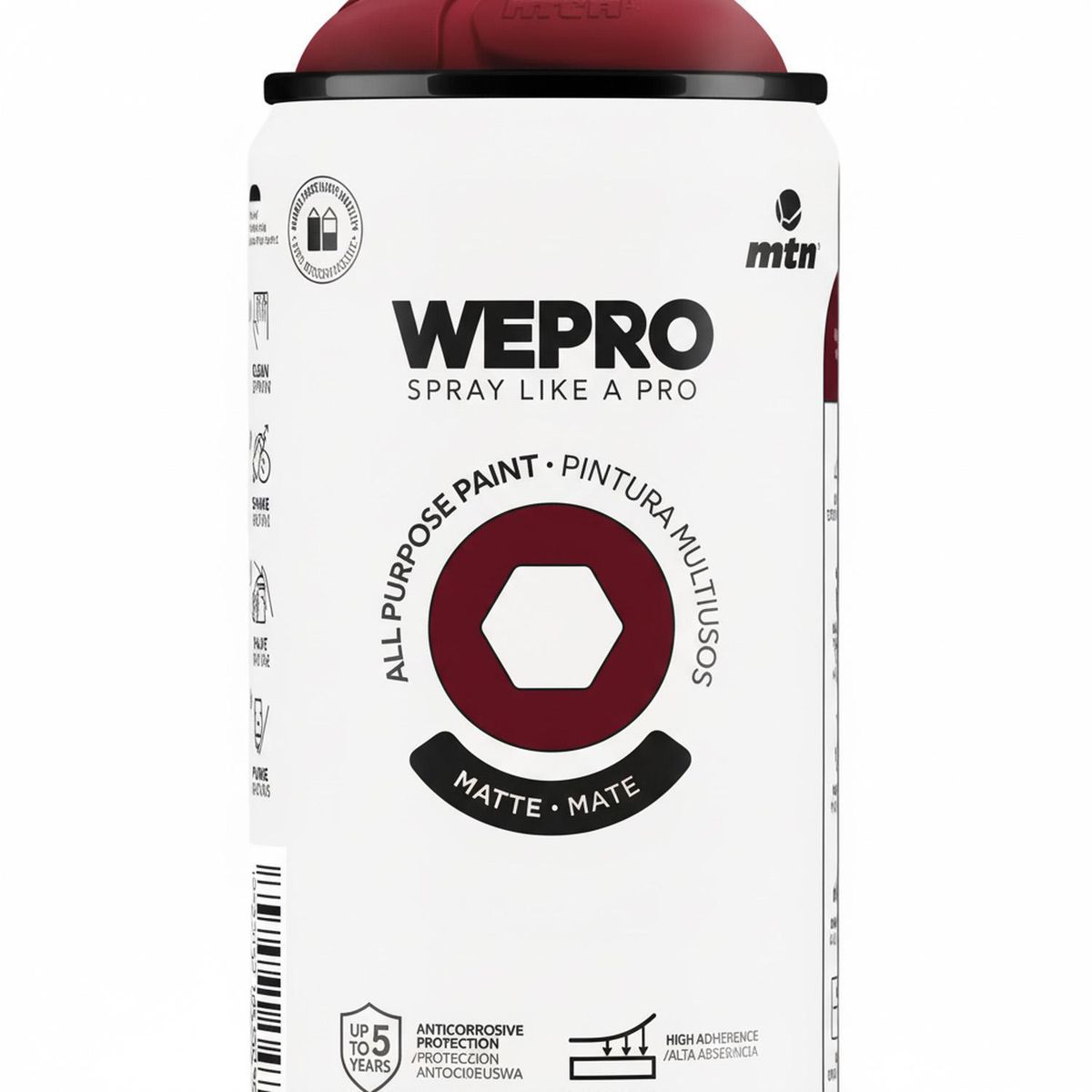 MTN - Pintura en Spray 0.4 l Mate Burdeos