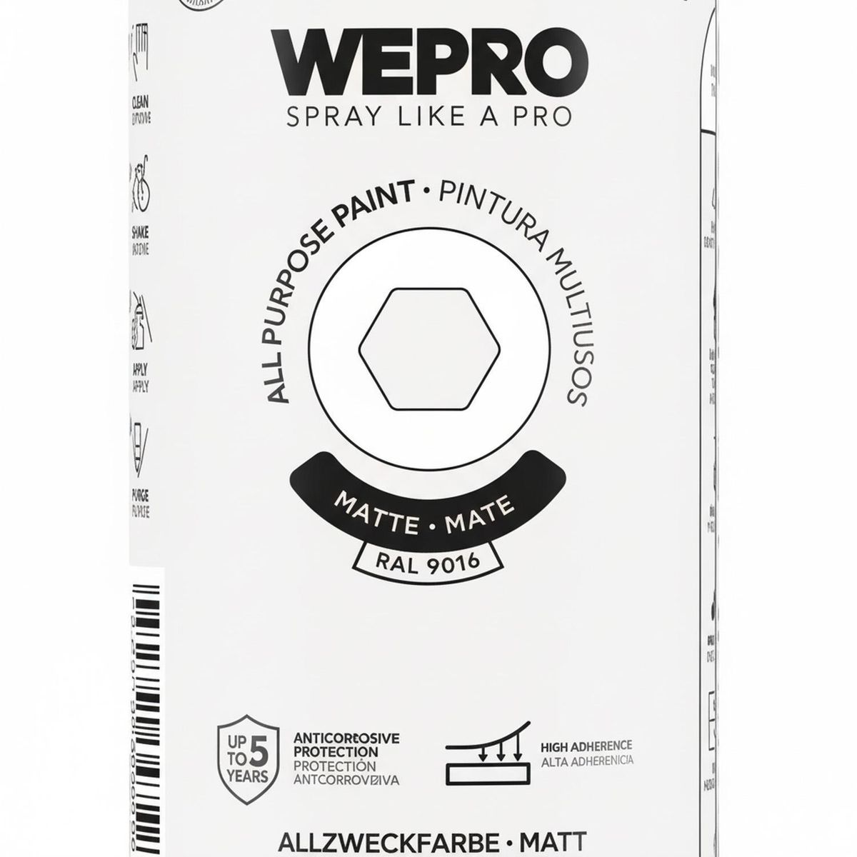 MTN - Pintura en Spray 0.4 l Mate Blanco Iglu