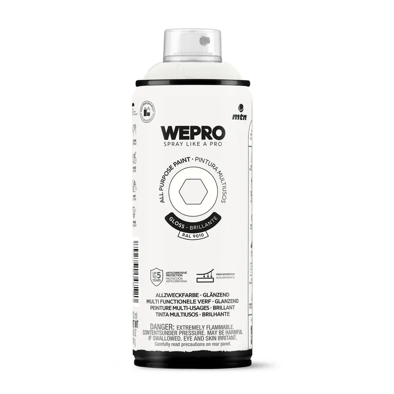 MTN - Pintura en Spray Spray 0.4 l Satinado Blanco