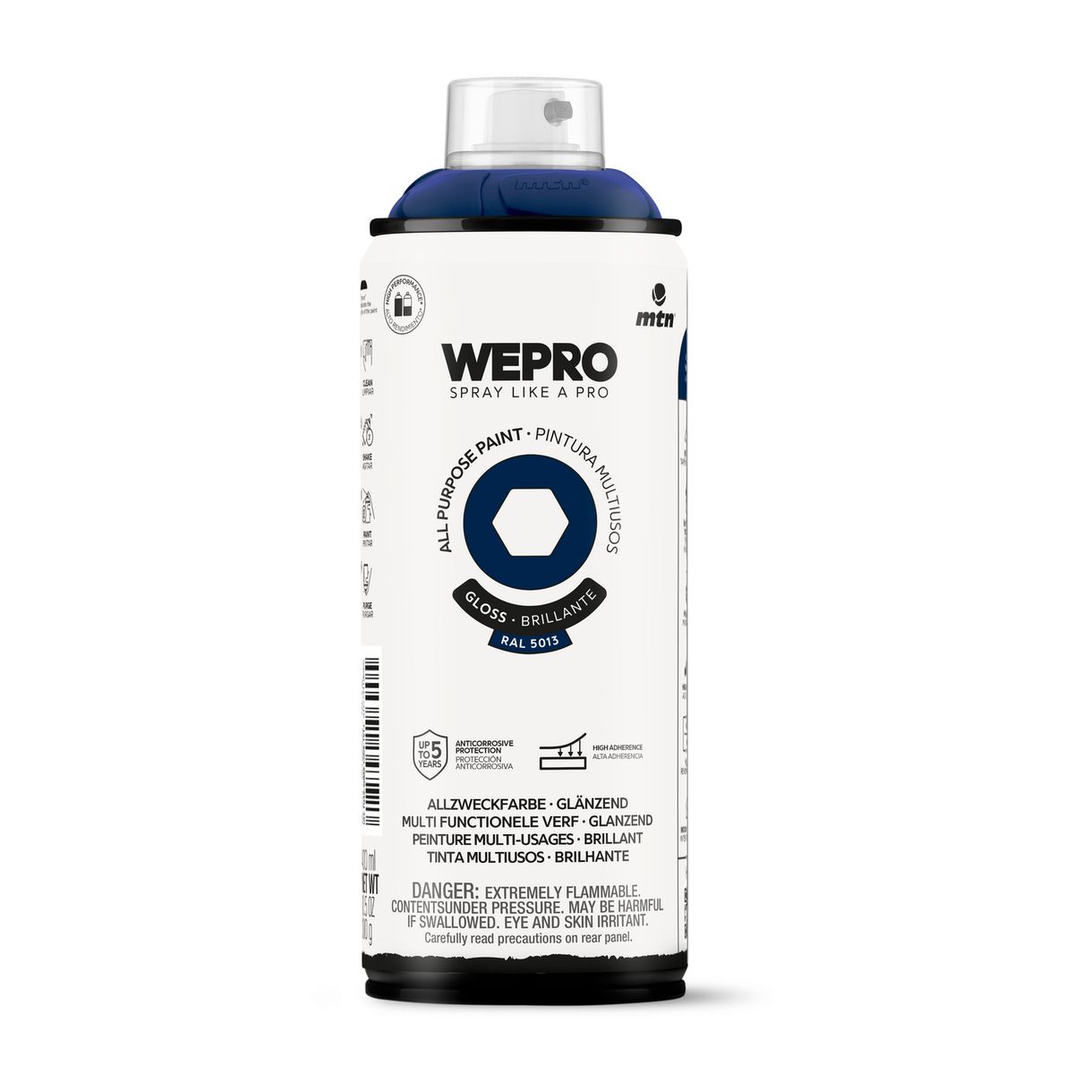 MTN - Pintura en Spray Spray 0.4 l Brillante Azul