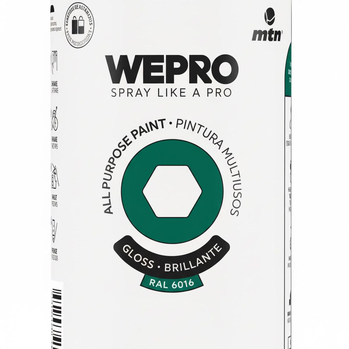 MTN - Pintura en Spray 0.4 l Brillante Verde Sauvage