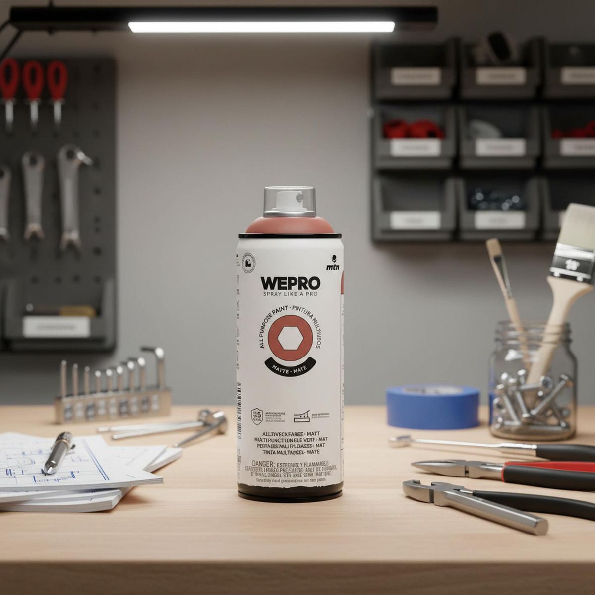 MTN - Pintura en Spray 0.4 l Mate Rojo Uluru