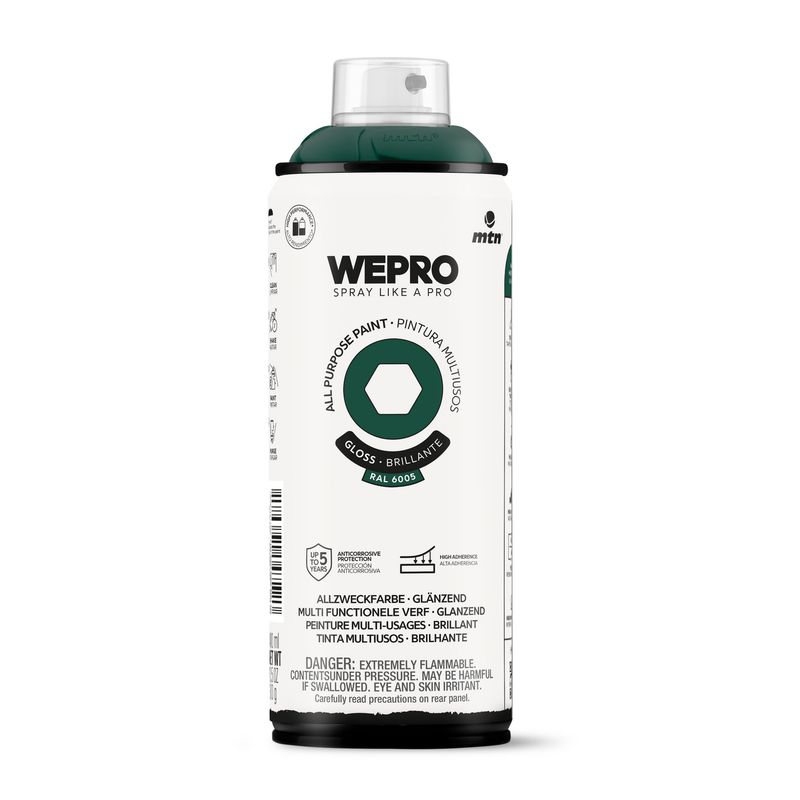 MTN - Pintura en Spray Spray 0.4 l Brillante Verde