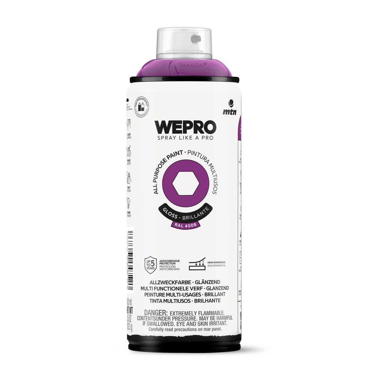MTN - Pintura en Spray 0.4 l Brillante Violeta Folk