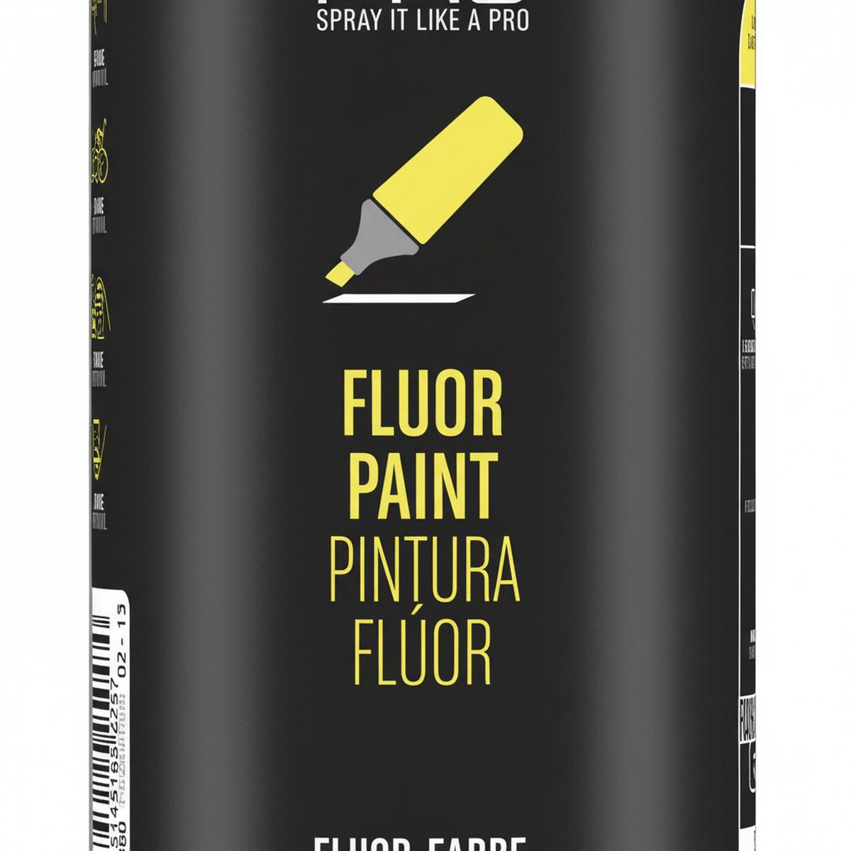 MTN - Pintura en Spray 0.4 Fluor l Mate Amarillo