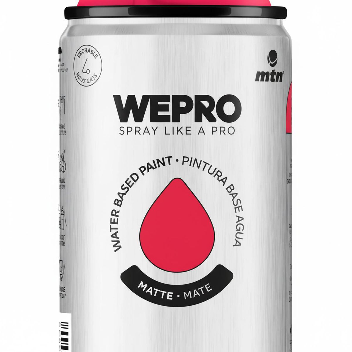 MTN - Pintura en Spray 0.4 l Mate Rojo Fluor