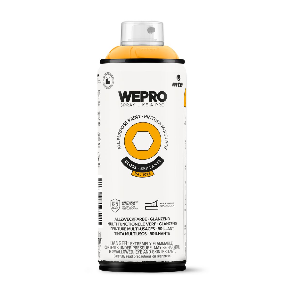 MTN - Pintura en Spray Spray 0.4 l Brillante Amarillo