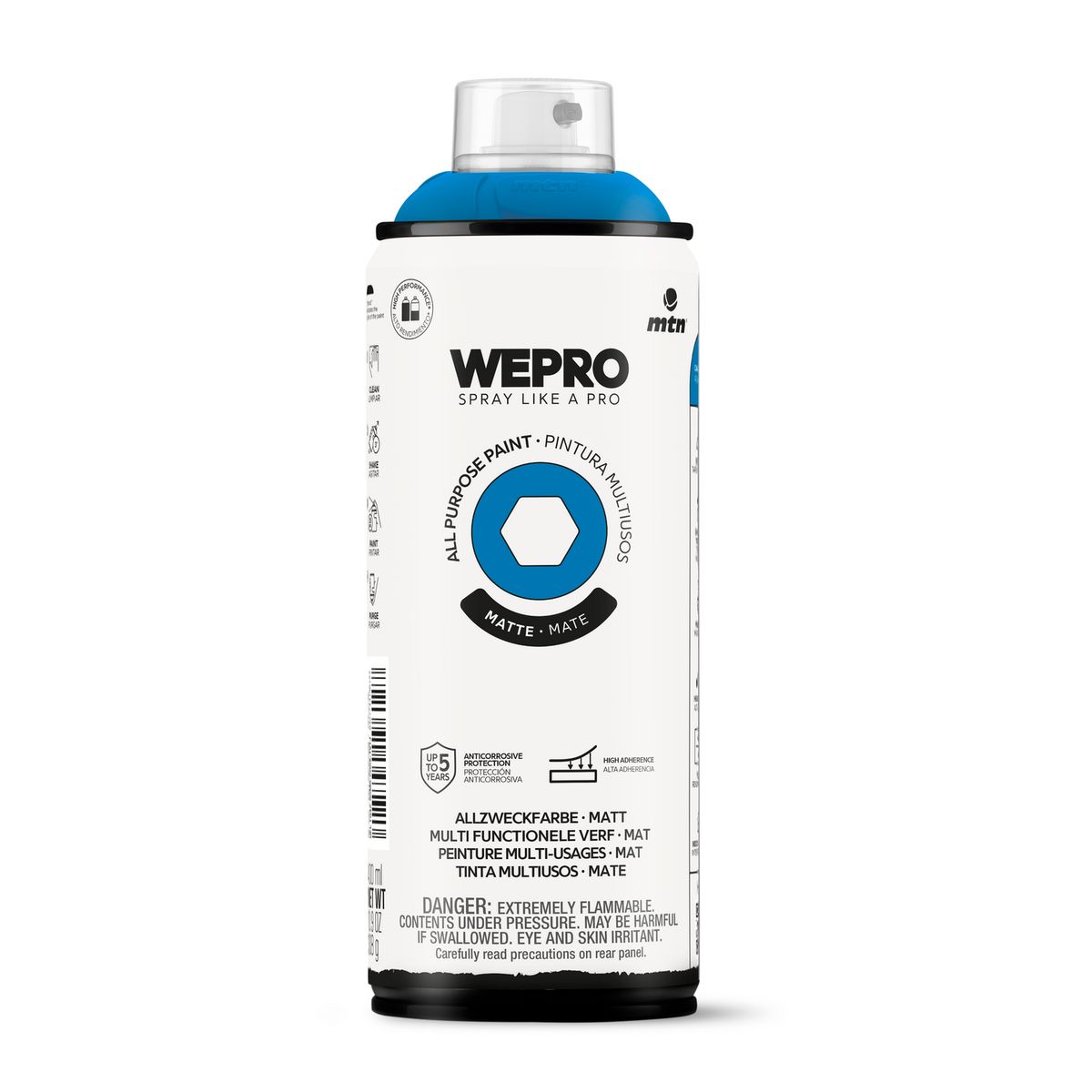 MTN - Pintura en Spray 0.4 l Mate Azul Cadaques