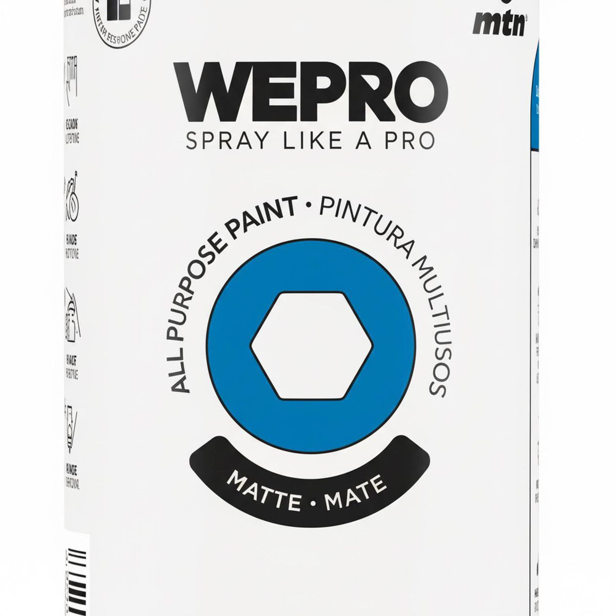 MTN - Pintura en Spray 0.4 l Mate Azul Cadaques
