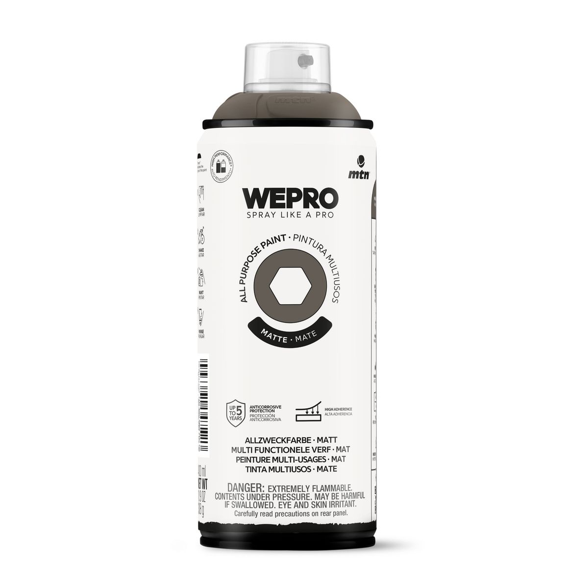 MTN - Pintura en Spray Spray 0.4 l Mate Gris