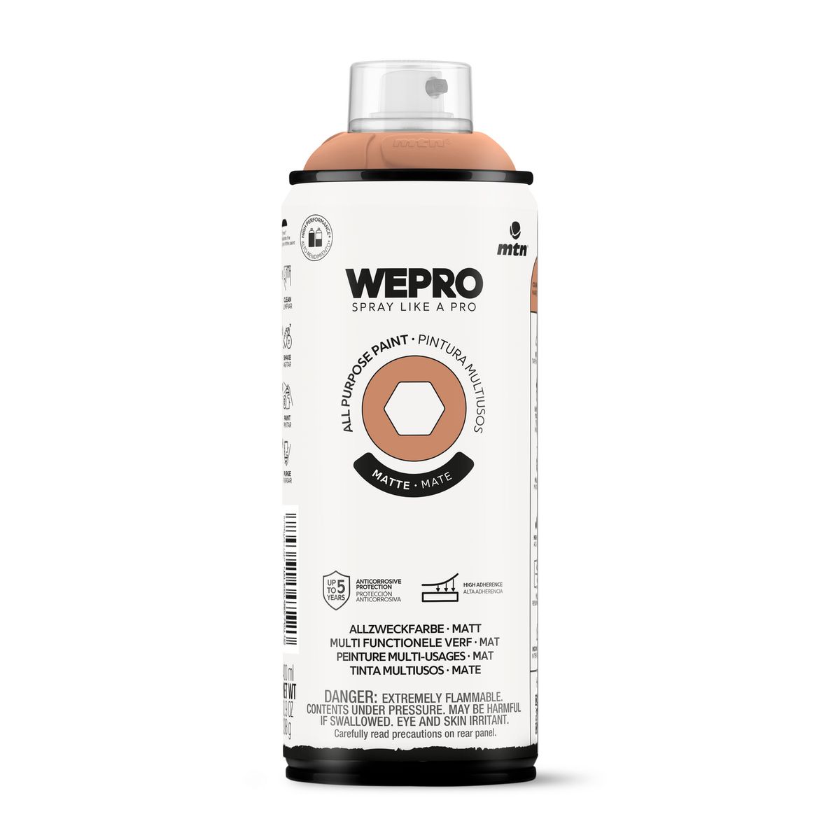 MTN - Pintura en Spray 0.4 l Mate Marron