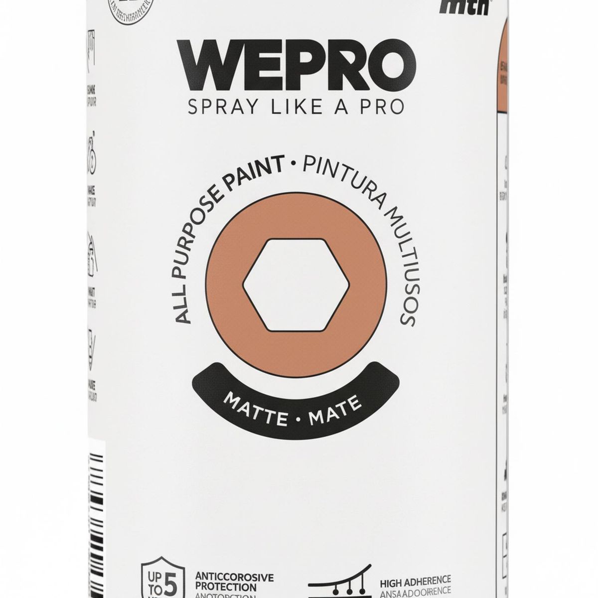 MTN - Pintura en Spray 0.4 l Mate Marron Colorado