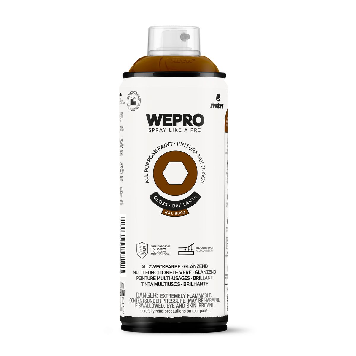 MTN - Pintura en Spray 0.4 l Brillante Marron