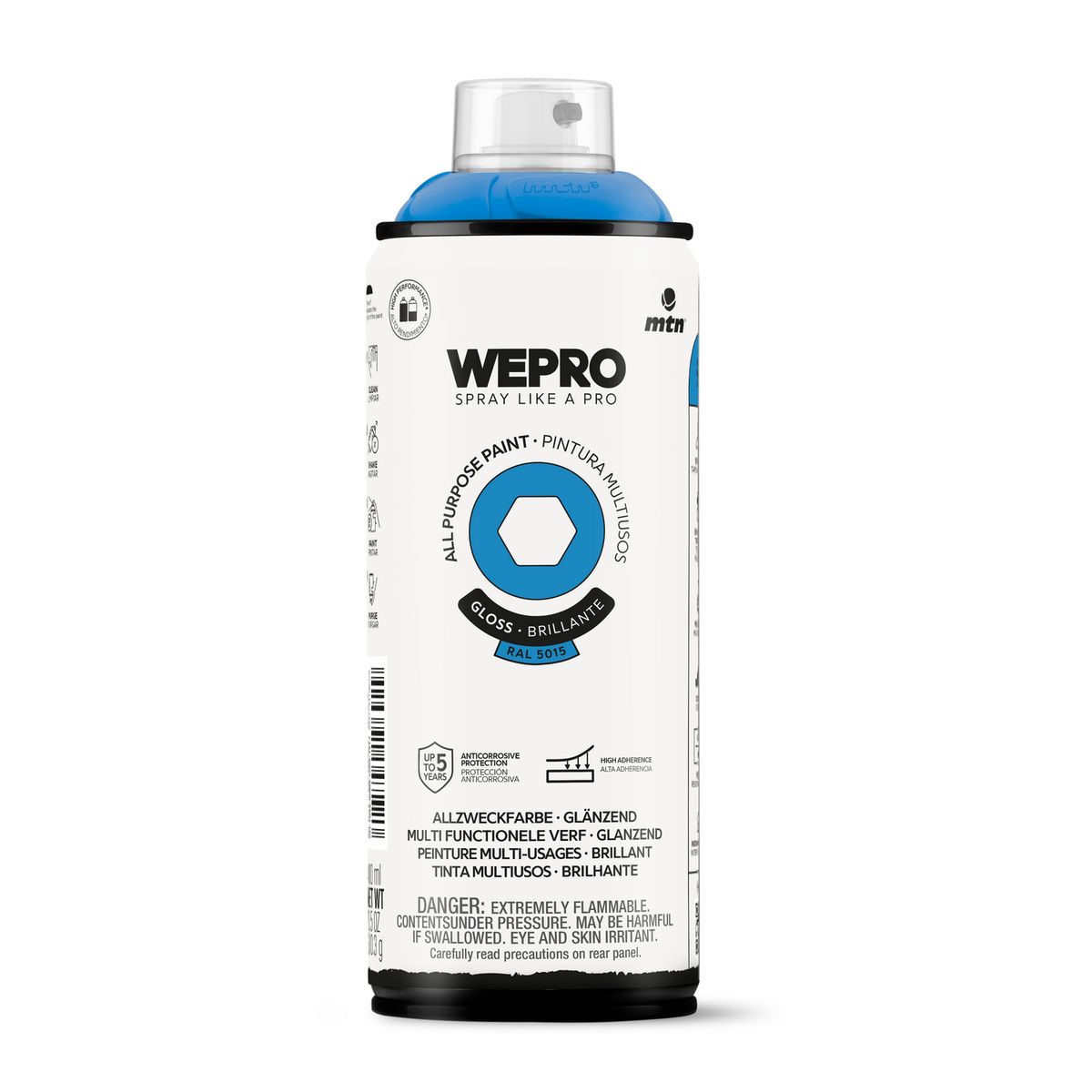 MTN - Pintura en Spray 0.4 l Brillante Azul Surf