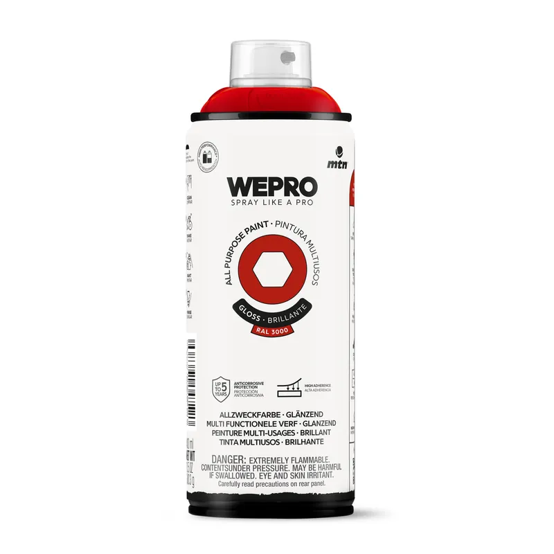 MTN - Pintura en Spray Spray 0.4 l Brillante Rojo