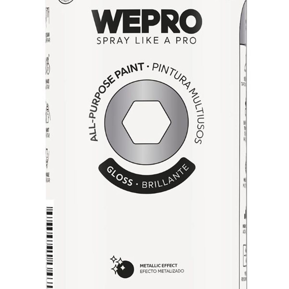 MTN - Pintura en Spray 0.4 l Brillante Plata
