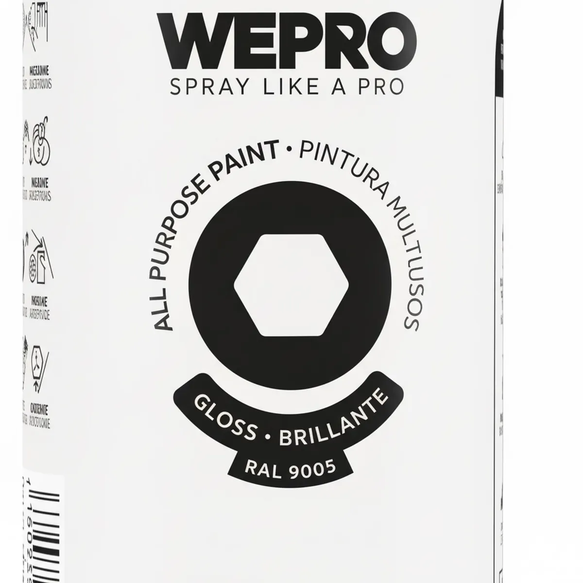 MTN - Pintura en Spray 0.4 l Satin Negro Cosmos