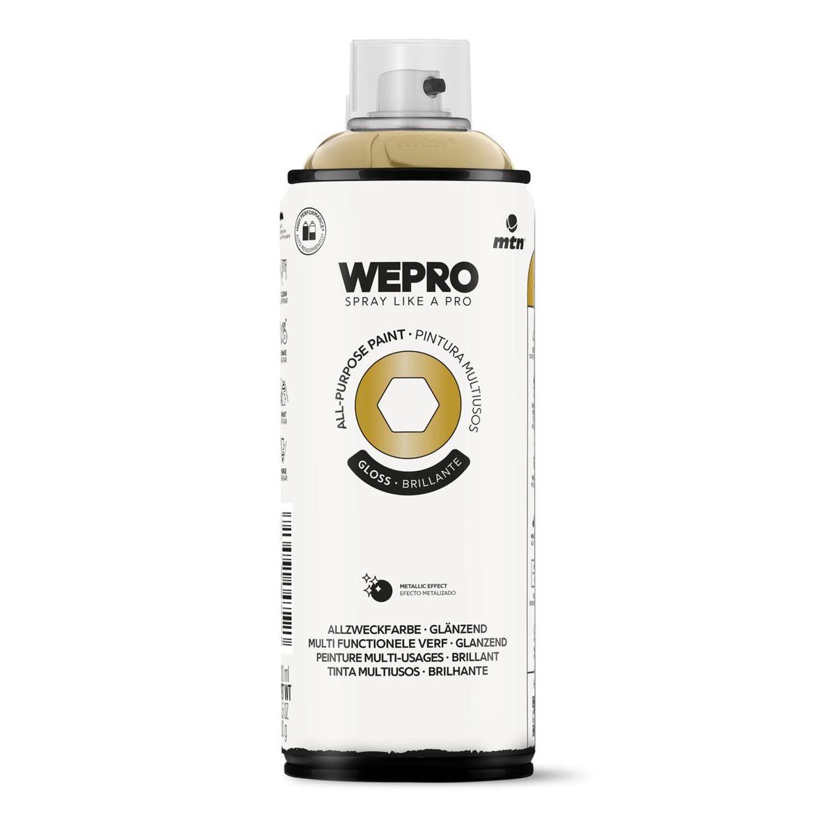 MTN - Pintura en Spray 0.4 l Brillante Oro