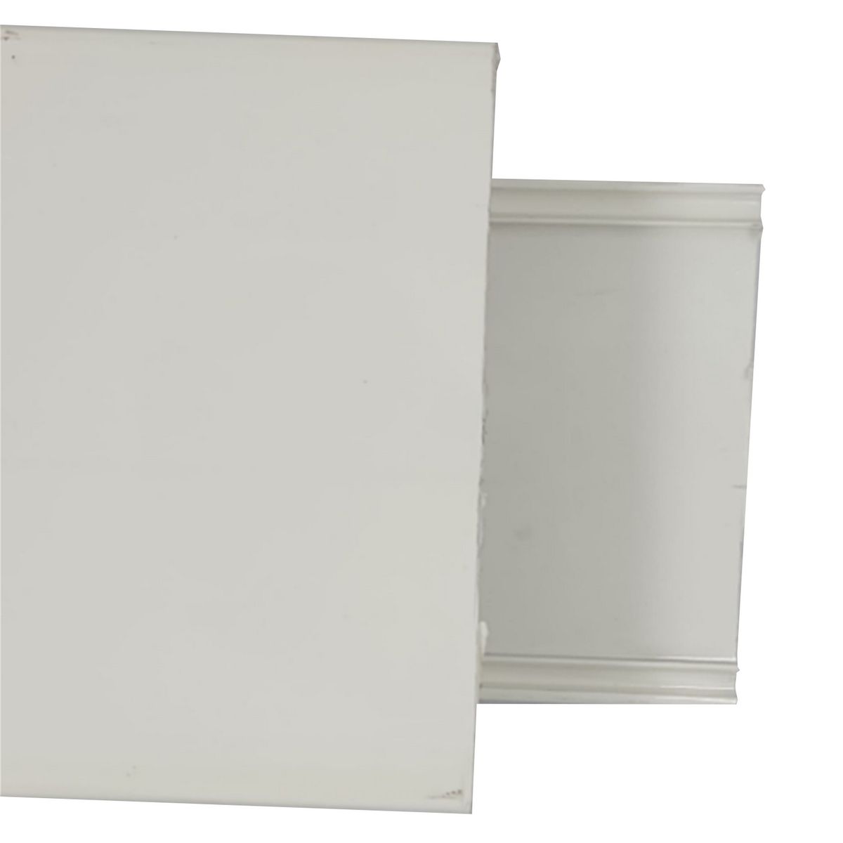 HALUX - Canaleta 100x50 mm 2 metros blanca libre de halogenos