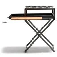 Parrilla Portátil a Carbón Acero