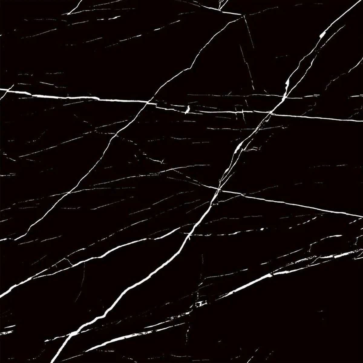KLIPEN - Cerámica 60x60 cm Negro Marquina Negro 1.8 m2