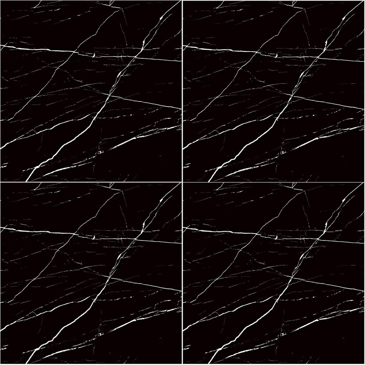 KLIPEN - Cerámica 60x60 cm Negro Marquina Negro 1.8 m2