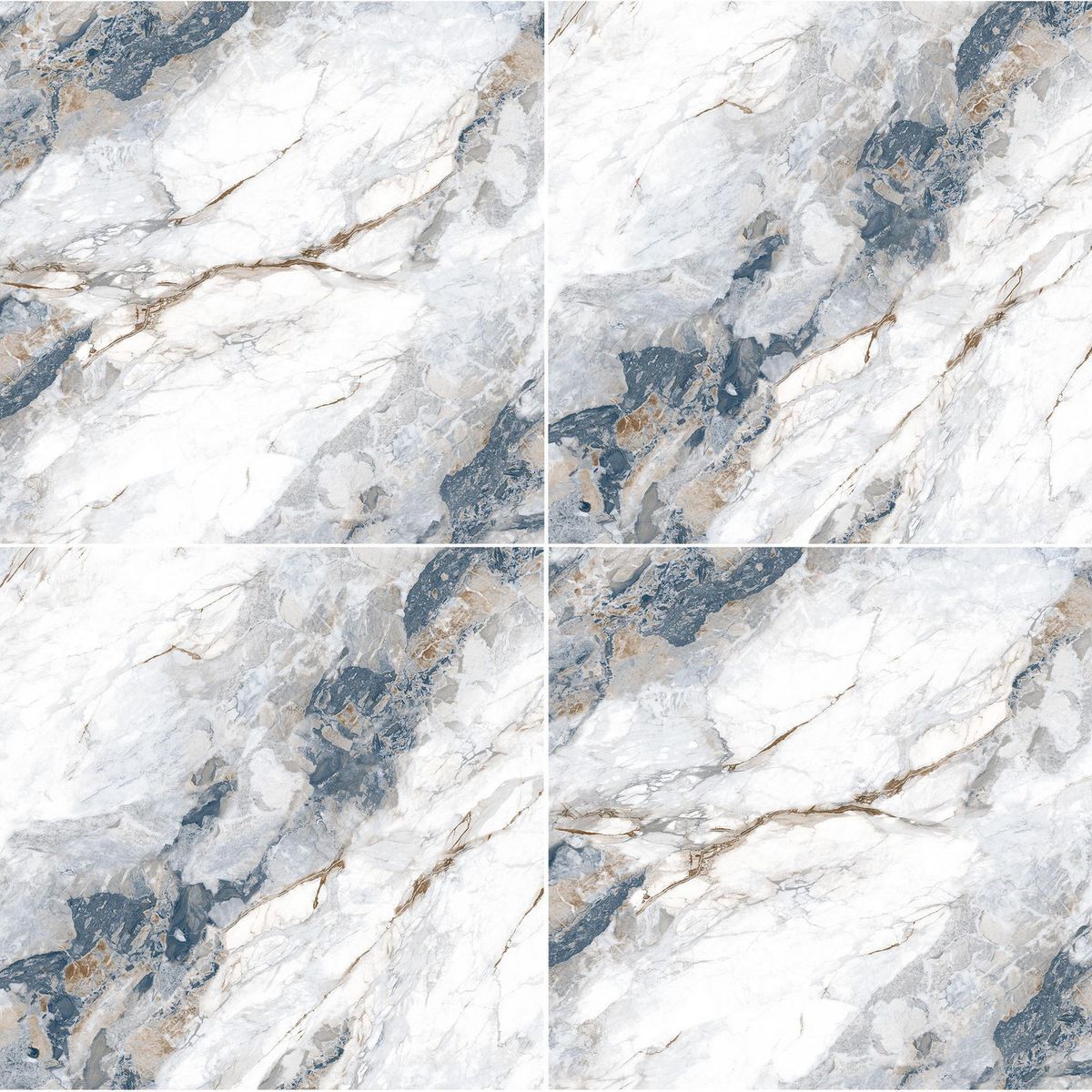 KLIPEN - Gres Porcelanico 60x60 cm Atlantic Azul 1.44 m2