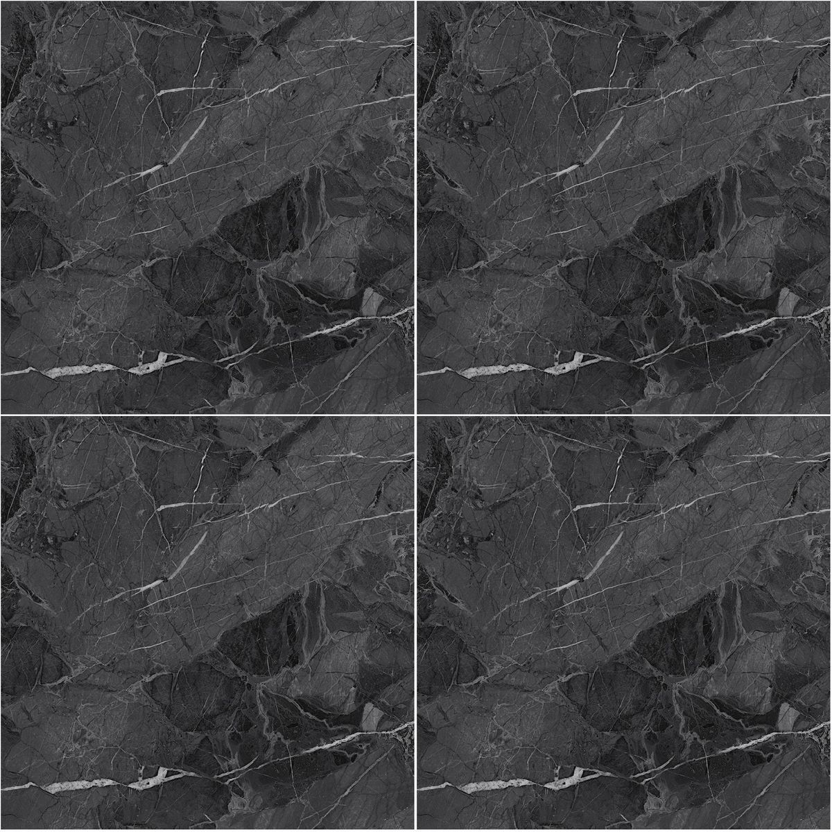 KLIPEN - Gres Porcelánico 60x60 cm Atlantic Dark Pulid Gris 1.44 m2