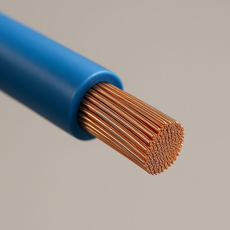 MADECO - Cable Libre de Halógenos 1x2,5 mm2 500 metro(s) Azul