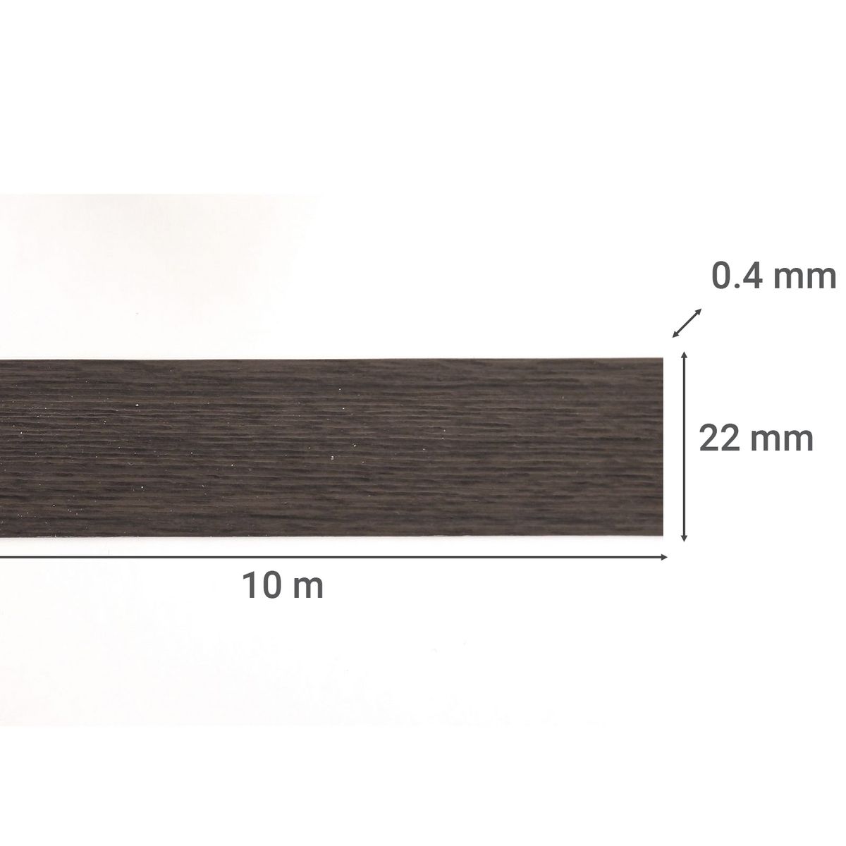 DVP - Tapacanto PVC 22x0,4mm 10m Arcilla