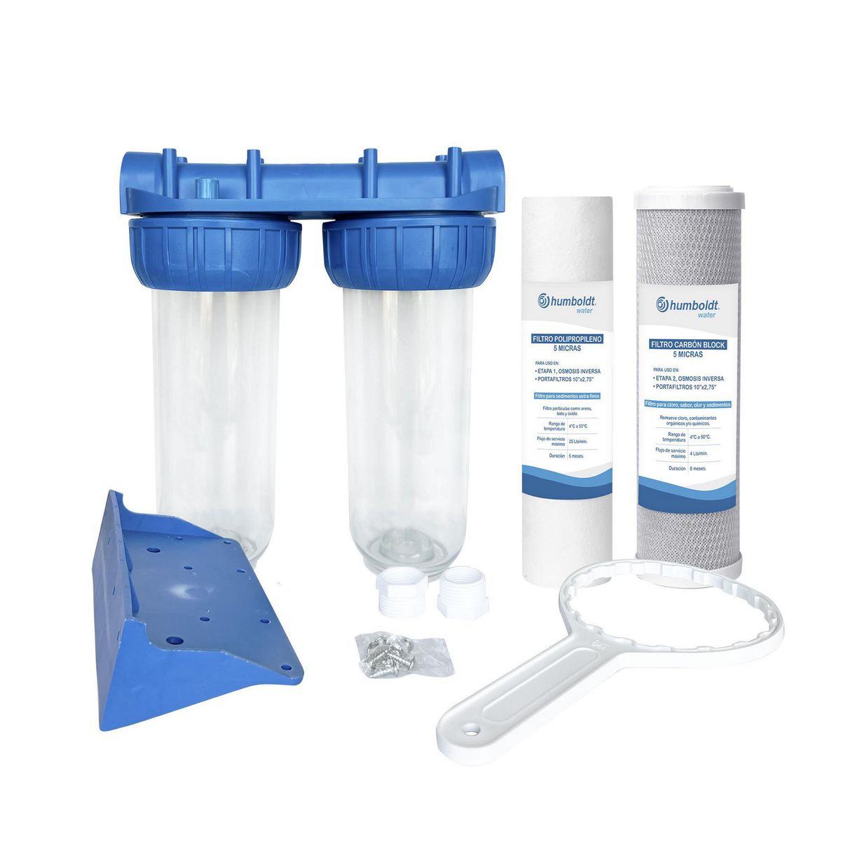 HUMBOLDT - Carcasa Portafiltros Doble 10" x 2,75"