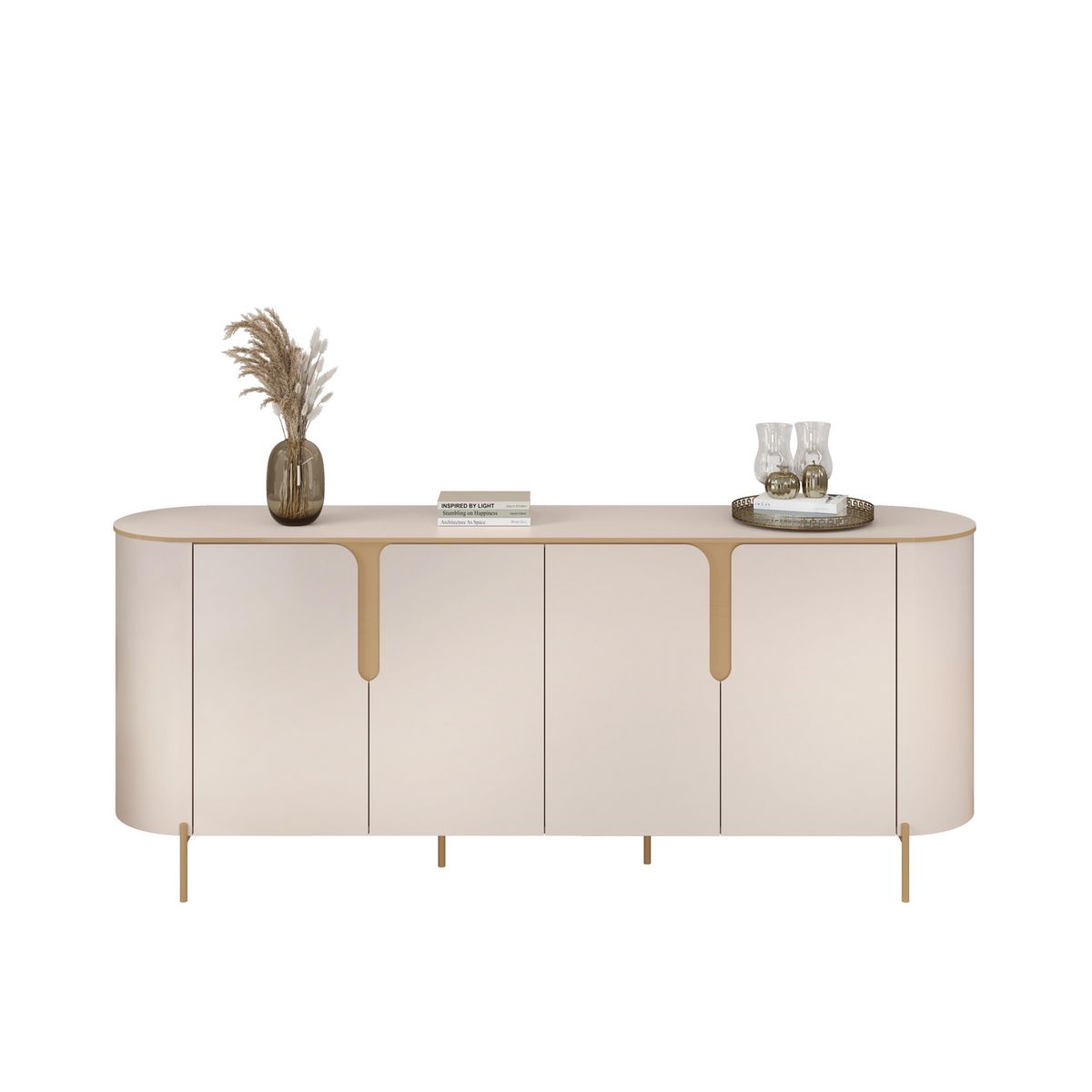 ALTAVISION - Buffet Cleo OFF white 45.5x196x79.5 cm