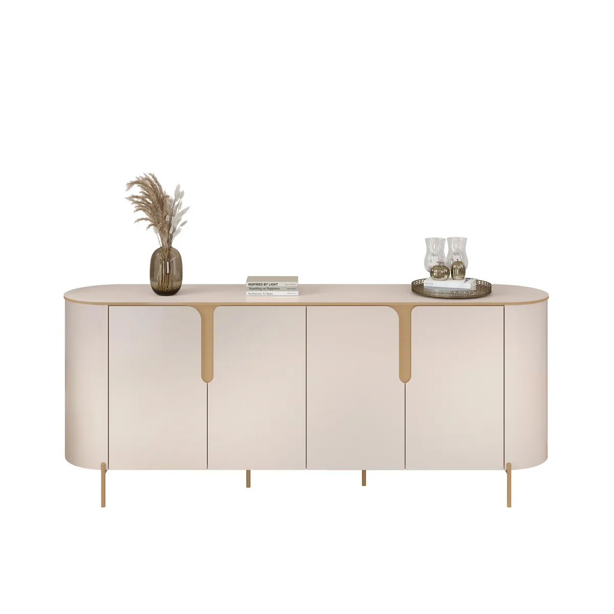 ALTAVISION - Buffet Cleo OFF white 45.5x196x79.5 cm