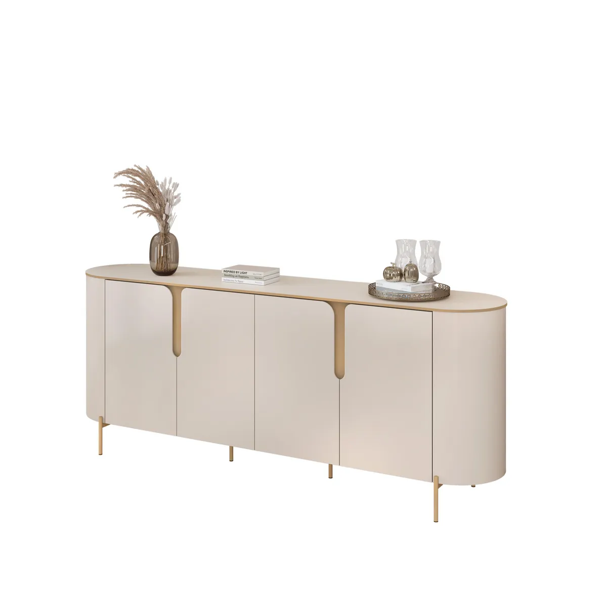 ALTAVISION - Buffet Cleo OFF white 45.5x196x79.5 cm